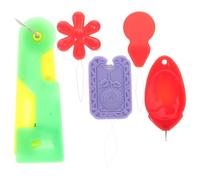 Générique 5pièces Enfile-aiguilles Couture Plastique Multifonctionnel pour Machine et Main Accessoire Mercerie Pratique et Résistant Outil Passe-lacet Facile pour Coudre Couleur Aléatoire