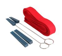 Générique 5pièces Kit Outils Professionnels pour Accordeur de Piano Acier Inoxydable et Caoutchouc avec Bande de Tempérament pour Tonal