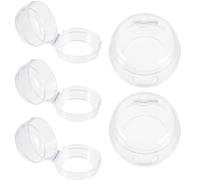Générique 5pièces Protections Boutons Cuisinière à Gaz Sécurité Garçon Fille Cache Brûleur Antidérapant pour Gazinière