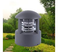 Générique 5W LED Post Cap Lumières Argent Colonne Éclairage Moderne Simple Lampadaire for Jardin Parc Maison Villa Décorative