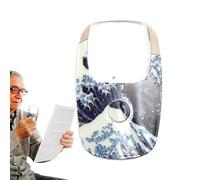 Générique 5X Page Magnifier for Reading - High Definition Lens Best Visibility | Handheld Small Pocket Magnifier Glass 5X with LED Light | for Elderly, Grandpa, Grandma, Books, Newspapers, Crafts