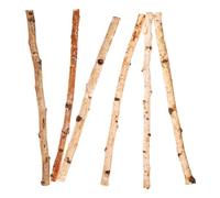 Générique 6 Bâtonnets en Bois Naturel pour Artisanat, Accessoires pour Arrangement Floral, Décorations Rustiques Maison, Bois Non Finition, 6 Pièces pour Projets Créatifs et Présents