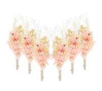 Générique 6 Bouquets Mini de Fleurs Séchées Bohèmes Naturelles Décoration de Fleur Éternelle Rustique Accessoires pour Présentation Intérieure Bouquets Stabilisés pour Maison et