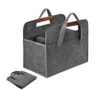 Générique 6-Cup Drink Carrier With Handle Felt Tote Bag 30x20x28cm, Reusable Foldable Coffee Cup Holder For Travel, Takeout, Car Use, Portable Beverage Organizer For Outdoor And On-the-Go Drinks