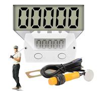 Générique 6 Digit Counter, Electronic Digital Display, Industry Tally Counter, Number Count Clicker, 2.68x1.18x1.81 inches, Portable Counting Device for Coaching, Knitting, Lap Tracking