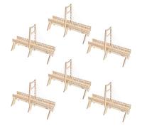 Générique 6 Ensembles Projet Stem Modèle de Pont Bois Fait Main pour Apprentissage Pratique des Concepts