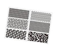 Générique 6 modèles de Dessin pour Tableaux, Stripe Light Picking | Conception, 6 Pièces