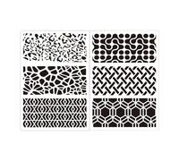 Générique 6 modèles de Dessin pour Tableaux, Stripe Rhythm | Conception, 6 Pièces