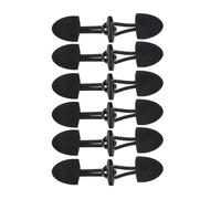 Générique 6 Paires de Boutons d'angle en Cuir Noir for Fermer Les Vestes, Les Pulls de Bagages, Les Vestes, Les Attaches de Couture