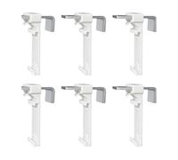 Générique 6 Paires de Supports de Pinces Multifonctions pour Stores Enrouleurs et Panneaux D'ombrage