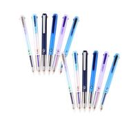 Générique 6 Pcs Multicolor Pen, 4-In-1 18 Colors,Consecutivte/Nurse/Spicanalogy 0.5mm Multicolor Pen In 0ne, Drying Gel 3-In-1 Retractable Ink For Office, Work, School Supplies (12pcs)