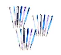 Générique 6 Pcs Multicolor Pen, 4-In-1 18 Colors,Consecutivte/Nurse/Spicanalogy 0.5mm Multicolor Pen In 0ne, Drying Gel 3-In-1 Retractable Ink For Office, Work, School Supplies (18pcs)