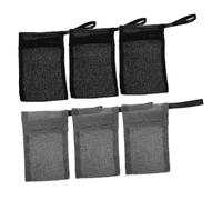 Générique 6 Pièces à Couler trousse distributeur de noir contenant de de voyage porte- pour de mousse de bain sachets de de shampoing nylon