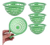 Générique 6 Pieces Cage Breeding Bowl Breeding Basin - Pigeon Nesting Bowls for Parakeet Cockatoo Canary Conure Cockatiel Lovebird Chicken Pigeon Quail, Reusable Breathable Nest Pan Poultry Brood