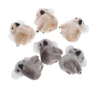 Générique 6 Pièces Clip Latéral Koala Pince à Cheveux Koala Clip Koala Crayons Koala Pinces à Cheveux Animaux Adulte Accessoires De Cheveux Pour Tout-petits Surmatelas Tortue Farci Peluche