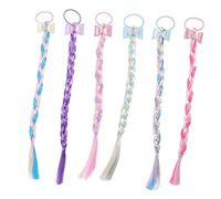 Générique 6 Pièces dreadlocks extension enfants chignon brosse à cheveux clinquant accessoires postiche extensions de cheveux tressés coiffure de filles fibre chimique