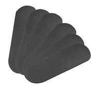 Générique 6 Pièces Grip Stickers Ruban Adhésif Antidérapant Accessoire Mini Planche à Doigts Prise Optimale Protection Supplémentaire Souple pour Enfants Adulte, 33x98mm Noir