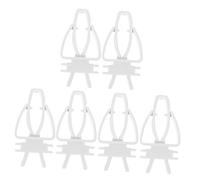 Générique 6 Pièces Plateau Attrape Oiseaux Poulet Pinces à Légumes Oiseaux Clip Alimentaire Cage à Oiseaux Fourches pour Mangeoires à Oiseaux Pigeon Porte-légumes Cage à Oiseaux Plastique