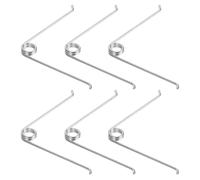 Générique 6 Pièces Ressort de Sécateur en V en Acier Inoxydable | Argenté, pour Branches et Ciseaux D’élagage, Accessoire de Jardinage, Usage Simple, Format Compact