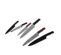 Générique 6 Pièces Set de Couteaux de Cuisine Miniatures pour Accessoires de Maison de Ustensiles de Cuisine Réalistes pour Décoration et Jeu