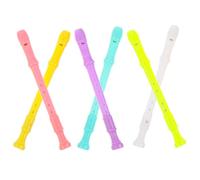 Générique 6 Pièces Stylo Gel Créatif Flûte Traversière Couleurs Vives en Encre Liquide Pp Léger pour Étudiants Usage Scolaire et Prise de Notes Plusieurs styles