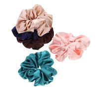 Générique 6 Pièces Tissu à cravate pinces à cheveux fille cheveux de sirène huile capillaire filet scrunchie hair band accessoires de cheveux pour femmes attache-cheveux en tissu