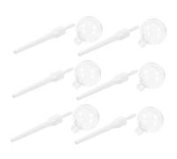 Générique 6 Pièces Tube De Brillant à Lèvres Vide Tubes D'échantillons Cosmétiques Contenant De Brillant à Lèvres Lollipop Mini Tubes De Brillant à Lèvres Tube De Mascara Vide Plastique
