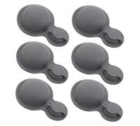 Générique 6 Pièces Valve de Gonflage TPU pour Oreiller Gonflable en Bouchon | Clapet Unidirectionnel Étanche, Compatibilité, Pose Simple pour Réparations en Voyage