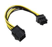 Générique 6 Pin To 8 Pin PCIe Adapter | Stable PCIe Converter - Stable PCIee Converter, Effective GPU PCI Express Cable, Graphics Card Cable for Enhanced Performance