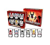 Générique 6 Shooters Super APÉRO - Verre à Shooter Rond - Cadeaux Rigolos - Anniversaire - Cocktail - Maison - Boisson Froide - Réutilisable - Logo - Standard Packaging - Lisse - Uni