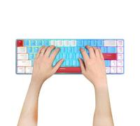 Générique 60 Percent Mechanical Keyboard, RGB Backlit Wired Keyboard, 68 Key Compact Mini For Laptop, Desktop, PC, Programmable Keys For, Typing, Office, Study, 12.28x4.06x1.54 In