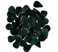 Générique - 60 PÉTALES Velours Paillettes 3X5CM Vert Anglais