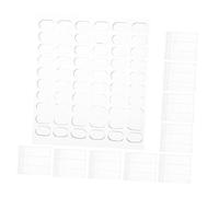 Générique 600 Pastilles Adhésives Transparentes Double Face Ovales Colle Forte Autocollants Amovibles pour Maison Bureau Musées Fixation d'Affiches et Objets Légers