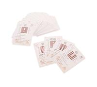Générique 64 Pièces Cartes de Divination I Ching Guide Complet pour Lecture de Tarot et Auto Design