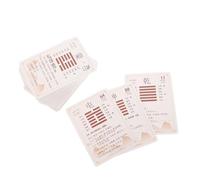Générique 64 Pièces Cartes I Ching de Cartes de Divination Guide Complet pour Débutants Outils Anciens Chinois pour Prédiction