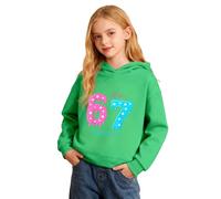 Générique 67 Six Seven Sweats à Capuche de Noël pour Enfants - Confortable - Doux - Tendance - Coupe Ample - Pull à Capuche à Manches Longues avec Poche - Sixseven Sweatshirt Printemps Automne
