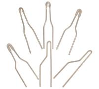 Générique 6pcs Embouts de Pyrogravure en Alliage Or pour Brûlage du Bois, Haute Impédance, 3 Spécifications Différentes, pour Travaux Techniques et Artisanat