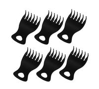Générique 6pcs Men Retro Oil Slick Combs Hair Styling Wide Tooth Hairdressing Combs
