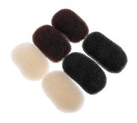 Générique 6pcs Pinces à Cheveux pour Augmenter le Volume Naturel, Coussinets en Nylon et Acier Manganèse, Accessoires Coiffure pour Femmes et Filles