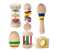 Générique 6PCS Rabbit Toys, Rabbit Chew Toy Set, Enrichment Pet Supplies, Bite-Resistant Teeth Grinding Toy, Colorful Teether Sets for Bunnies, Hamsters, Small Pets