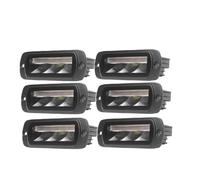 Générique 6x Feu Arrière 12V 24V LED Montage Encastré 5 Fonctions Stop Feu de Position Clignotant Feu de Recul Feu Sroboscopique pour Camion Remorque Fourgon Agricole IP67 IP69K R65 R148 EMC R10