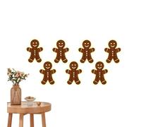 Générique 7 Pièces Décorations De Noël De Renne en Bois Lumineuses | Décoration Murale De Renne À LED, Lumières De Décoration Murale D'intérieur De Noël, Pour Fête, Maison, Vacances,anniversaire