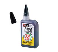 Générique 72-Hour Long-Nose Marker Ink Refill - Oil-Based Waterproof Woodworking Fine-Tip 1.0mm Deep-Hole Permanent Ink, Quick-Dry Smudge-Proof Fade-Resistant For Metal Glass Tile Craft