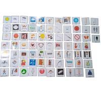 Générique 73 Pictogrammes de Communication pour classeur PECS Makaton TSA Autiste Autisme Langage Visuel Handicap DYS CAA