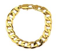 Générique 8/10mm or argent couleur cubaine lien Bracelet pour hommes en acier inoxydable 316L gourmette Bracelet hommes bijoux pulseras Hip Hop