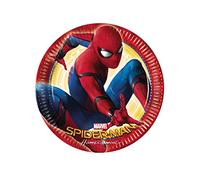 Generique - 8 Assiettes 23cm Spiderman Homecoming