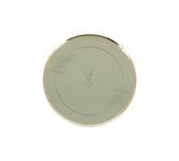 Générique - 8 Assiettes Carton Olivier 18CM Sauge