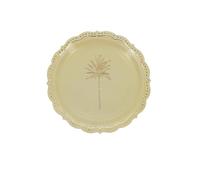 Générique - 8 Assiettes Carton Parfum D'ORIENT 18CM CRÈME