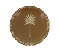 Générique - 8 Assiettes Carton Parfum D'ORIENT 23CM Chocolat