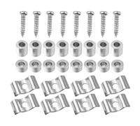 Générique 8 Ensembles Retenue de Cordes pour Guitare Électrique, | Installation Facile, Vis Incluses, Intonation Stable, Sustain Prolongé, pour Guitare Acoustique et Électrique